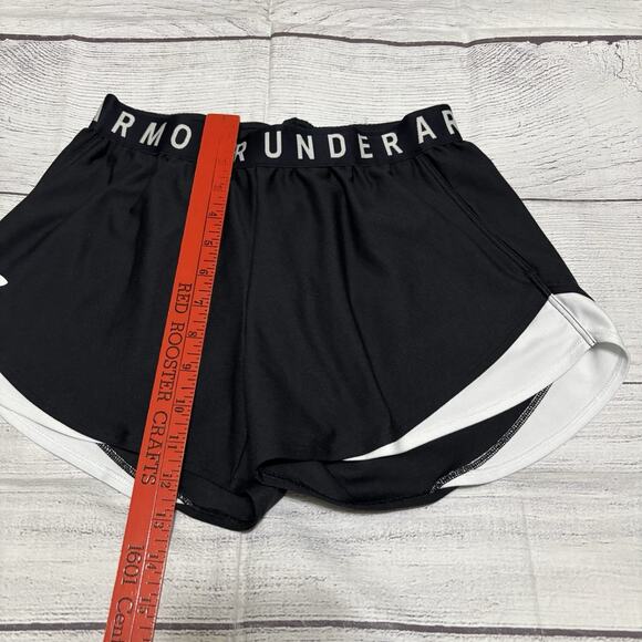 Lot Of 2 Under Armour UA Play Up 3.0 Twist Womens Size Small Running Shorts - Picture 3 of 16